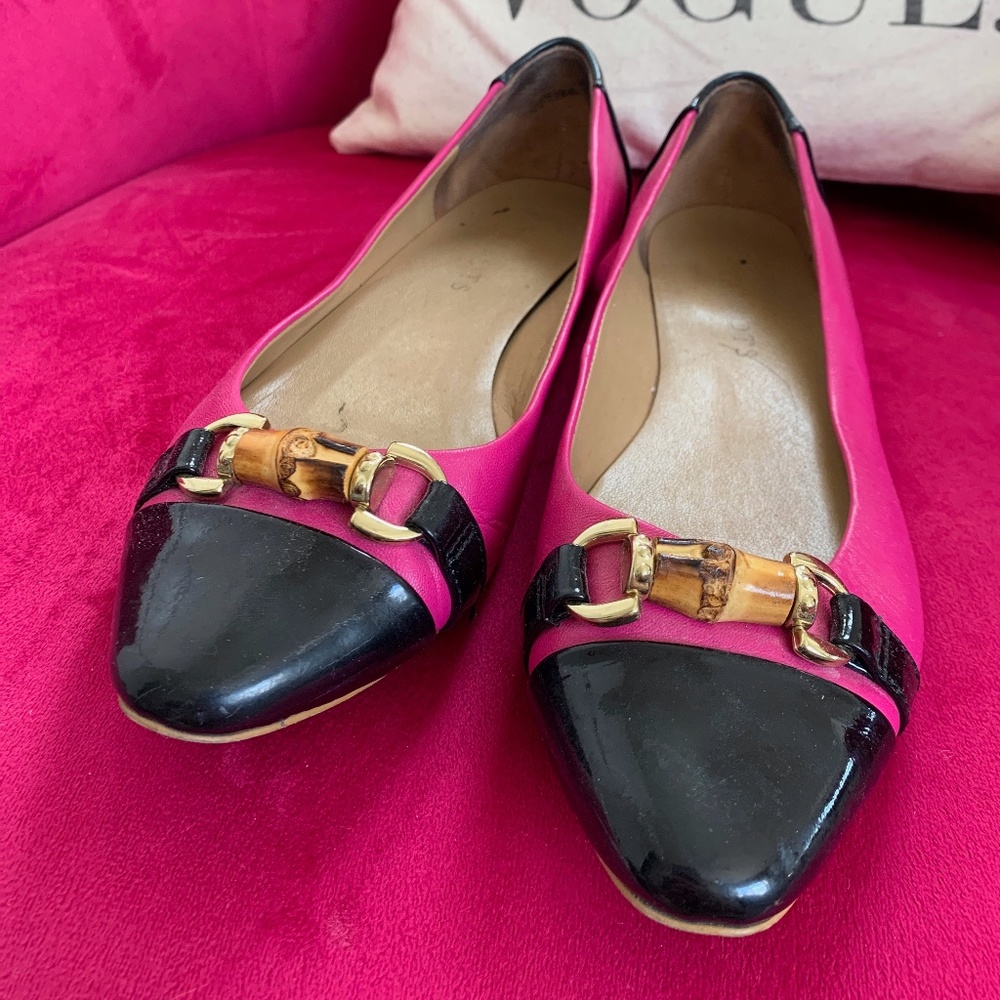 Gucci-esque leather flats
